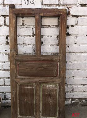 旧窗框 花园摆设乡村风木纹复古背景 美食造景摆拍【二店道具铺】