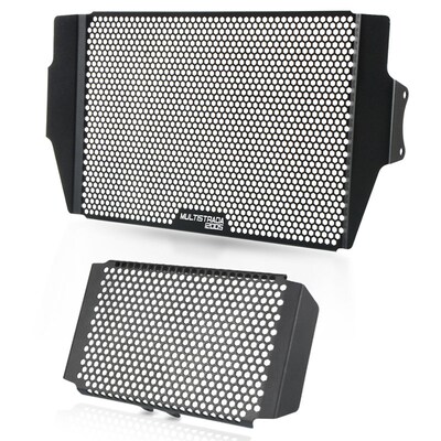 适用杜卡迪Multistrada 1200 1200S改装水箱网防护罩保护网配件