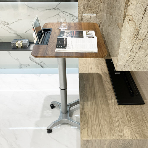 升降电脑桌可移动家用办公桌懒人学习桌沙发边桌床边可调节升降桌