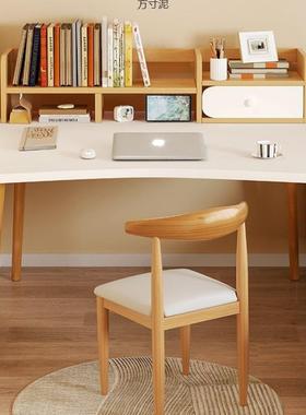 书桌书架一体易出租屋小简桌子台式电脑桌卧室12426写家用办学生