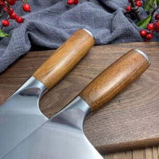 大师足龙水锻打切菜刀家用不厨房切4452-543片肉刀钢锈厨专业超锋