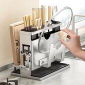 锈钢厨房刀架置不架物放菜刀筷子锅盖菜板架多功刀ZC5900B能具一