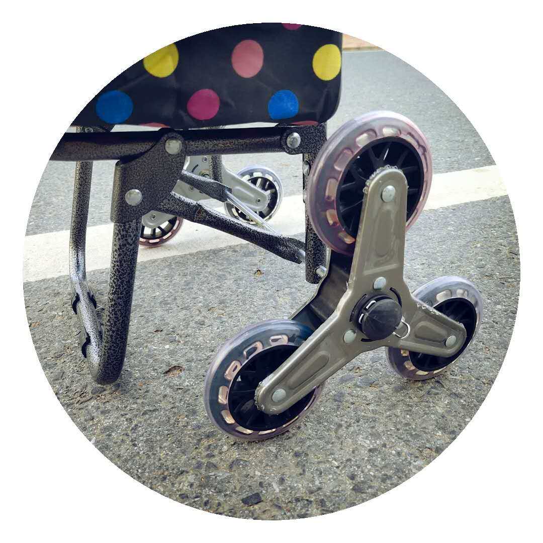 买菜车小拉车拉杆车便携中老年手推车家用购物车折叠轻便爬楼两用