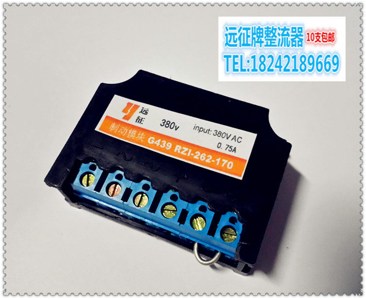 远征牌G439 RZI-262-170(AC380V  0.75A)刹车整流装置 整流模块