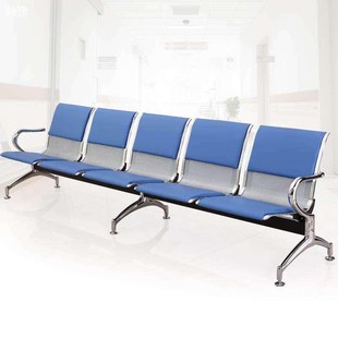 排椅四人位公共区域座椅皮垫连排座机场礼堂新三人候车长条凳广场