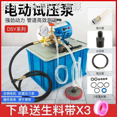 DSY-2560手提式电动试压泵PPR水管道试压机双缸打压泵打压机