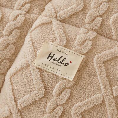 Super warm winter flannel quilt comforter blanket bed duvet