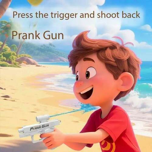 Funny Double-Sided Reverse Water Gun - Summer Prank Toy,Mini