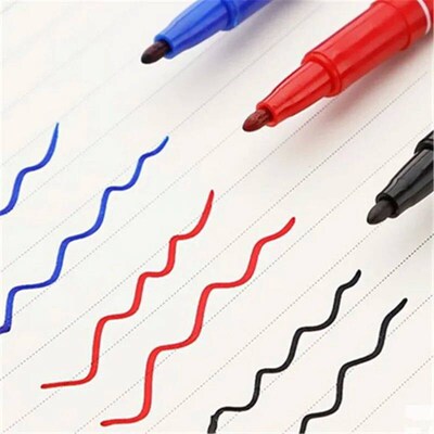 High quality 6824 Waterproof permanent dual tip  0.5/1.0 mm