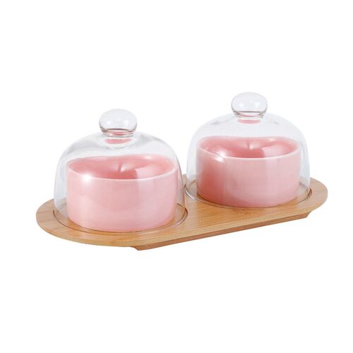 Commercial Large Dessert Bowl Ceramic Platter Household Glas