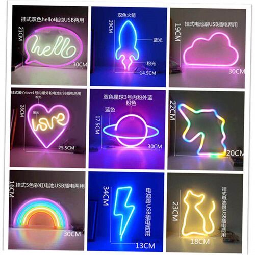 LED Neon Light Wall Art Sign Night Lamp bar Party Neon Lamp