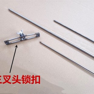 超大号不锈钢烧烤叉烤鸡烤鸭烤排骨烤乳猪烤兔手摇把式烧烤叉子