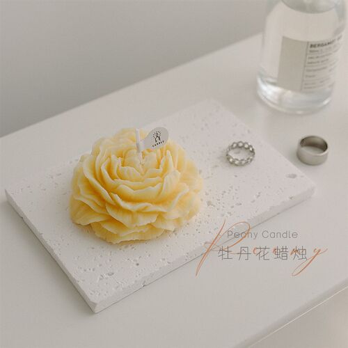 Peony Flower Scented Candles Home Decoration Wedding
