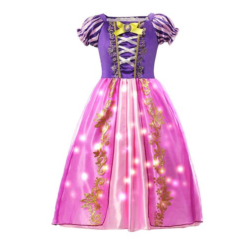 LED Light Up Princess Candy Dress For Girl Lollipop Party Cl