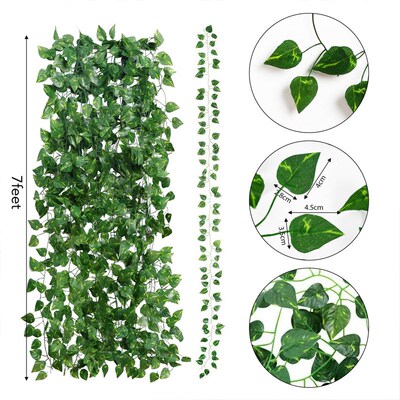 Artificial vines Hanging Ivy Garland Fake vines room decor