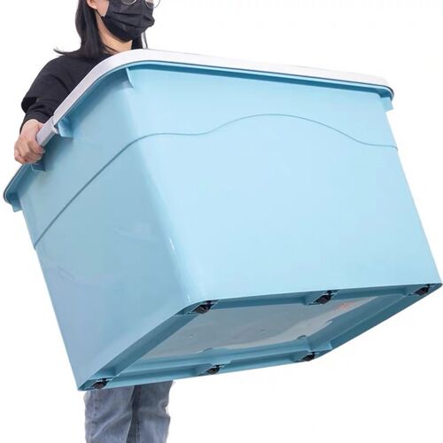 Large plastic storage box moving boxes packing quilt Storage