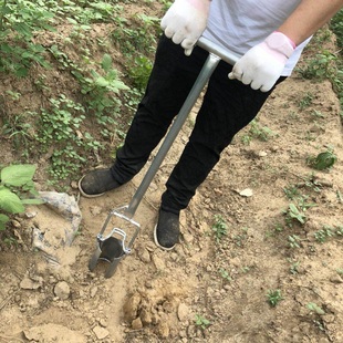 移栽器玉米移苗器农用地膜打孔器打穴器种植栽苗器取土工具起苗器