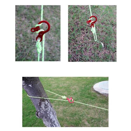 ShineTrip 1 pcs Camping Tent Wind Cord Rope Fastener Guy Lin