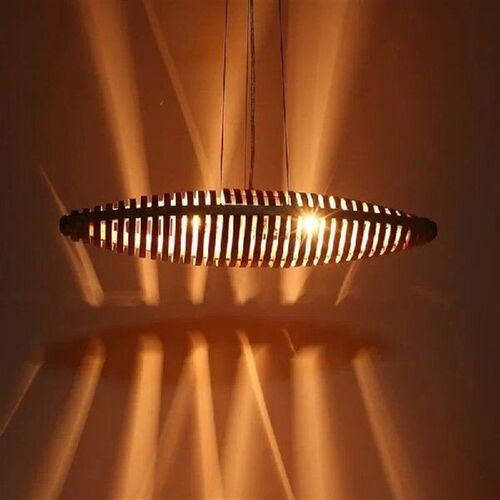 2021 New Creative Modeling Solid Wood Ceiling Chandelier