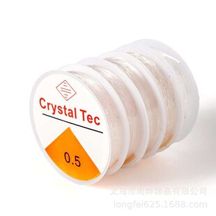 transparent line elastic beaded Beaded wire crystal