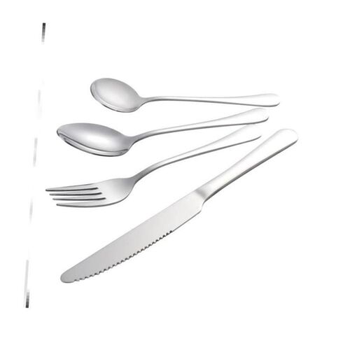 Stainless steel cutlery knife fork and spoon three piece
