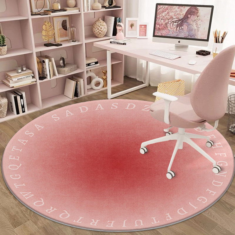 喜庆圆形地毯梳妆台电脑转椅地垫学习桌椅子防滑地板保护红色垫子,居家布艺,转椅地垫,淘宝优惠券,粉丝福利购,淘宝优惠卷