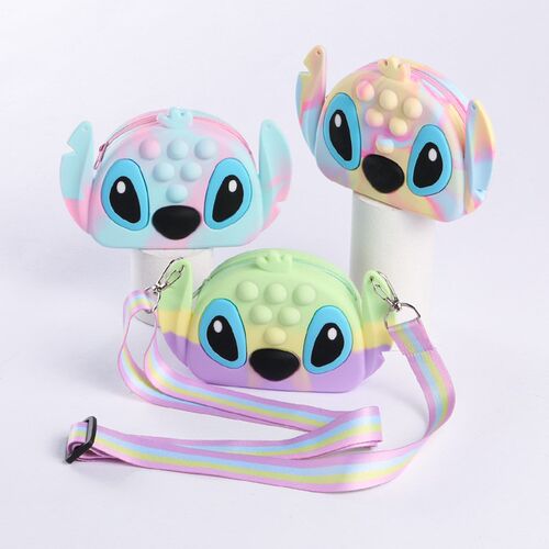 Stitch Fidget Toy Push Bubble Antisress Fidget Girls Bags To