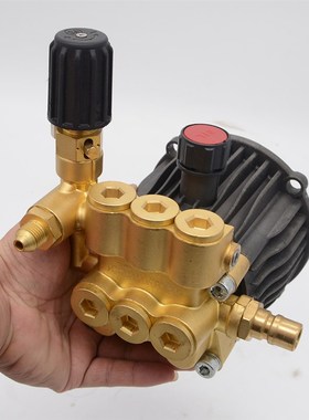 派驰02B清洗机泵头总成PC01B洗车机原装铜头高压水泵曲轴箱体