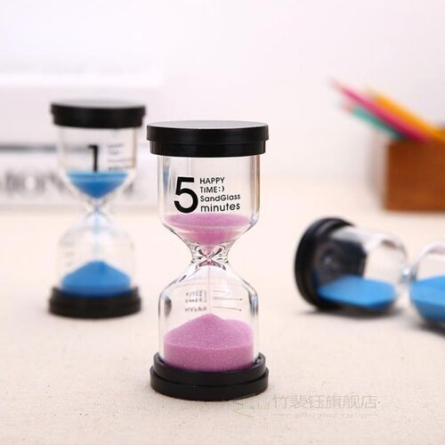 5/10/15/30 Minutes Sandglass Sand Timer Color Glass Hourglas