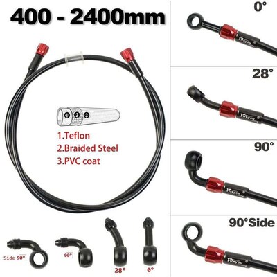 Motorcycle Brake Hose Dirt Bike Braided Steel Hydraulic Rein