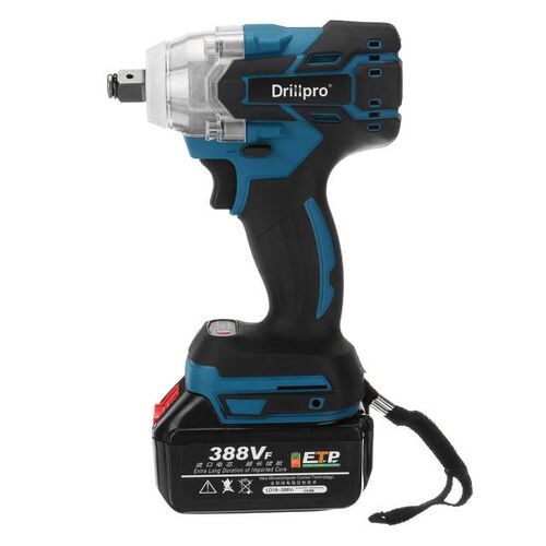388VF 520N.m Brushless Cordless Electric Impact Wrench Power