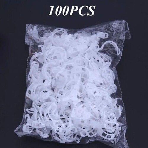 100pcs Garden Vegetable Plastic Plant Clips Supports