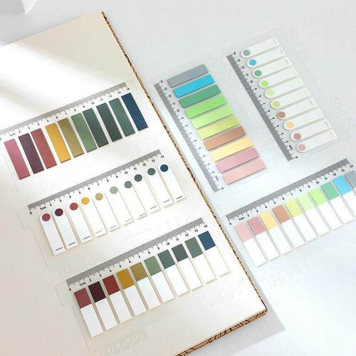 200 Sheets Color Sticky Notes Index Post Stickers Stationery