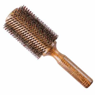 1pc Professional Salon Hair Brush Round Boar Bristle Hair Co