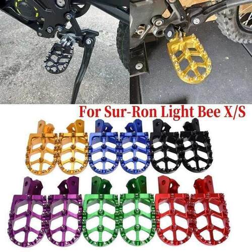 For SurRon Sur-Ron Light Bee X /S CNC Aluminum Foot Pegs Res