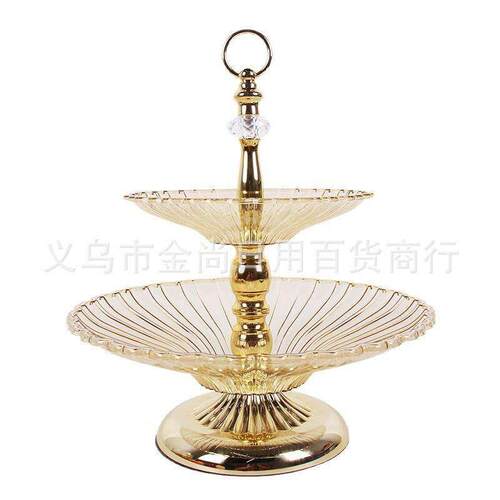 Minimalist European Style Decorative Fruit Plate, Crystal Do