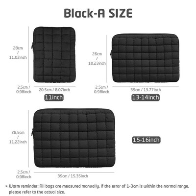 Laptop bag for macbook air 13 case 13-14 Inch puffy notebook