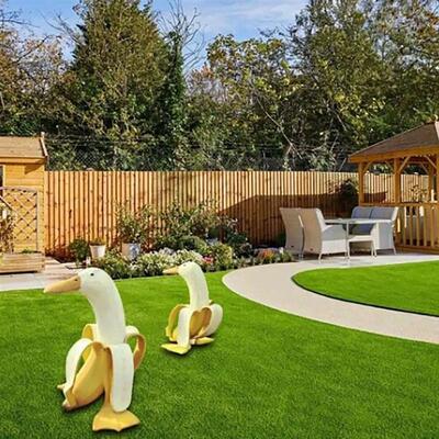 Banana Duck Creative Garden Decor Sculptures Yard Vintage