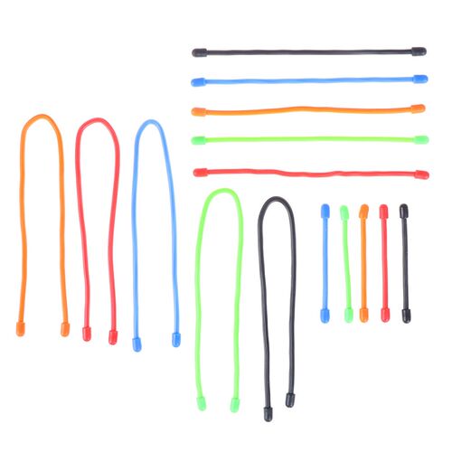 Hot sale 5Pcs 3612  Reusable  Rubber Twist Ties Cable Wi