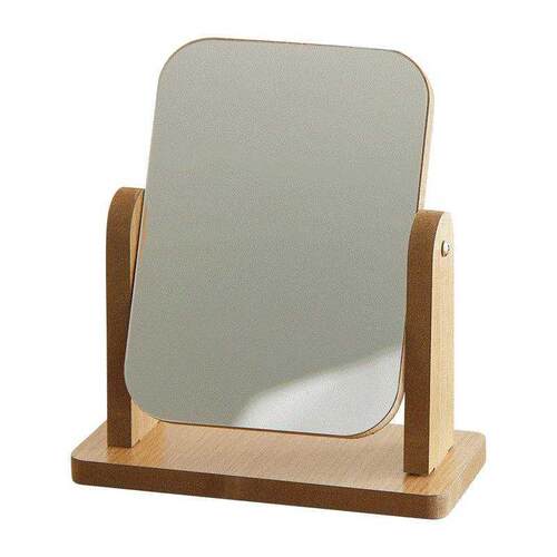 wooden mirror make-up mirror girls dormitory student