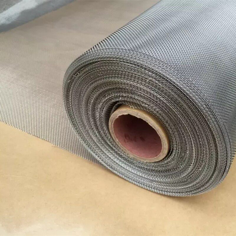 订制优质304不锈钢窗纱家用加厚加宽防虫养猪场防蚊纱窗网可裁剪