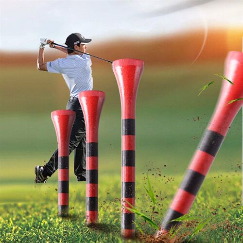 100pcs/pack Professional Bamboo golf tees 5x strong than woo