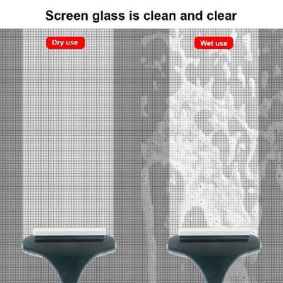 2 in 1 Glass Cleaning Brush Detachable Handle Screen Window