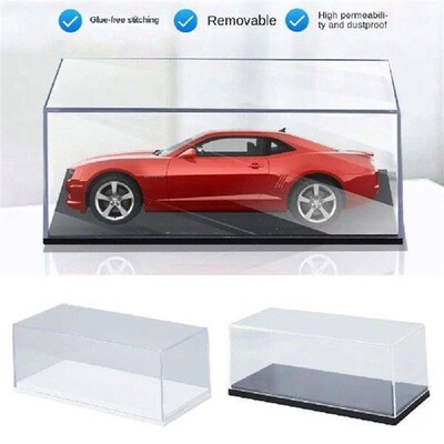 Practical 1/64 Diecast Model Car Display Box Transparent