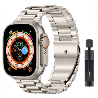 Metal strap For Apple watch Ultra 49mm 8 7 45mm 41mm stainle