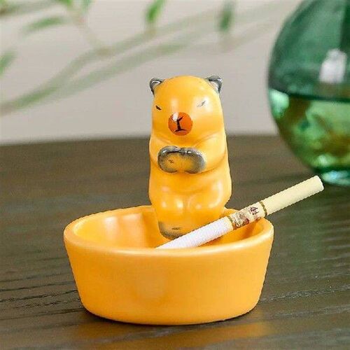 Ceramic Cartoon Cat Ashtray Creative Animal Cat Ashtray
