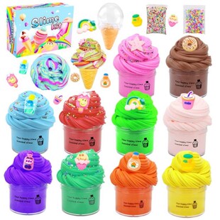 Cloud Slime Scented DIY Charm 180ml Peach 2Pack Kit