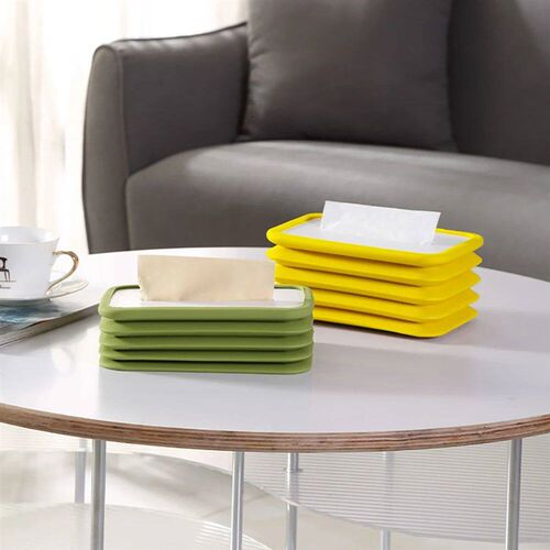 Tissue Storage Boxes Case Folding Napkin Tissue Holder Organ