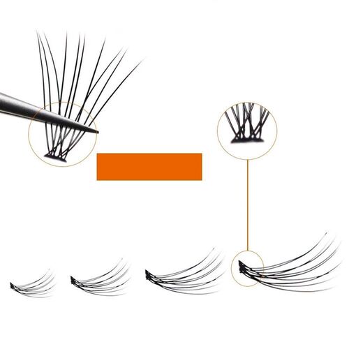 10D Mink Eyelash 1 Box/60 Bundles Natural Eyelash Extension
