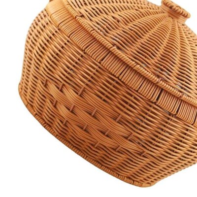 Picnic Basket Shopping Basket Rustic Picnic Hamper for Bbqs
